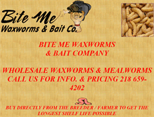 Tablet Screenshot of bitemewaxworms.com